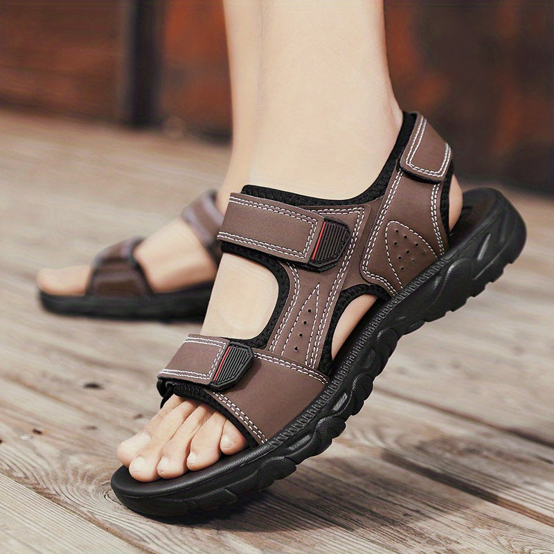 Orthopedische Zwarte Outdoor Sandalen - Mark-Khaki-CN39(EU38.5)-State of Style