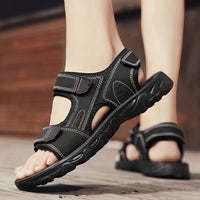 Orthopedische Zwarte Outdoor Sandalen - Mark-Zwart-CN39(EU38.5)-State of Style