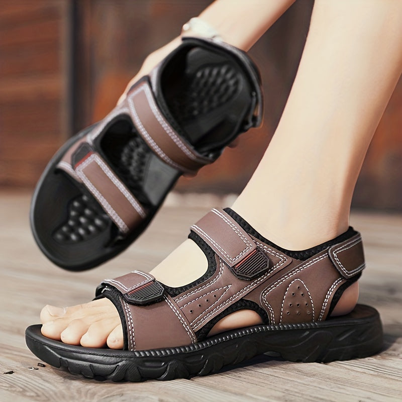 Orthopedische Zwarte Outdoor Sandalen - Mark-Zwart-CN39(EU38.5)-State of Style