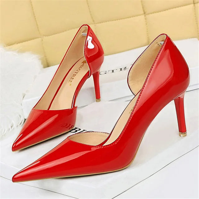 Orthopedische zwarte pumps - Eva-Rood 7.5cm-34-State of Style