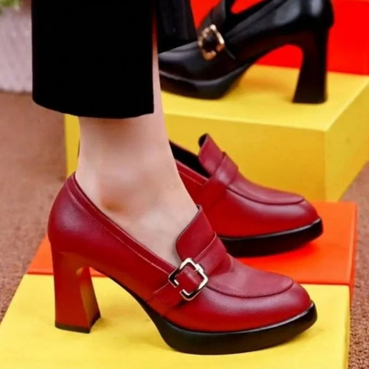 Orthopedische zwarte pumps - Maria-Zwart-35-State of Style