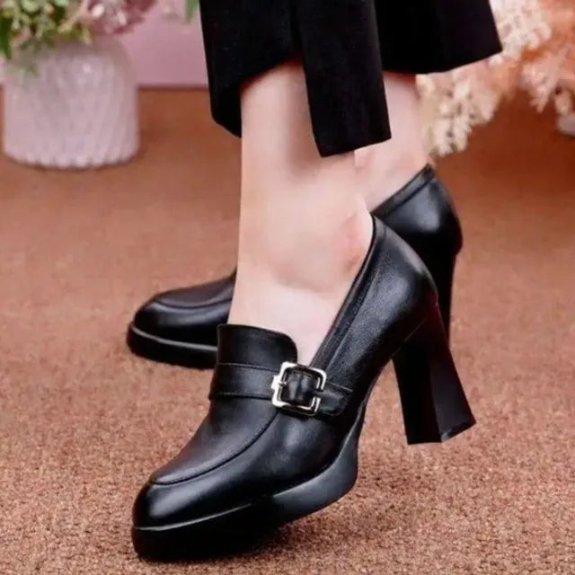 Orthopedische zwarte pumps - Maria-Zwart-35-State of Style