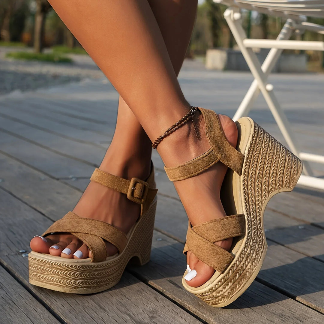 Orthopedische Zwarte Sandalen - Emma-Zwart-37-State of Style