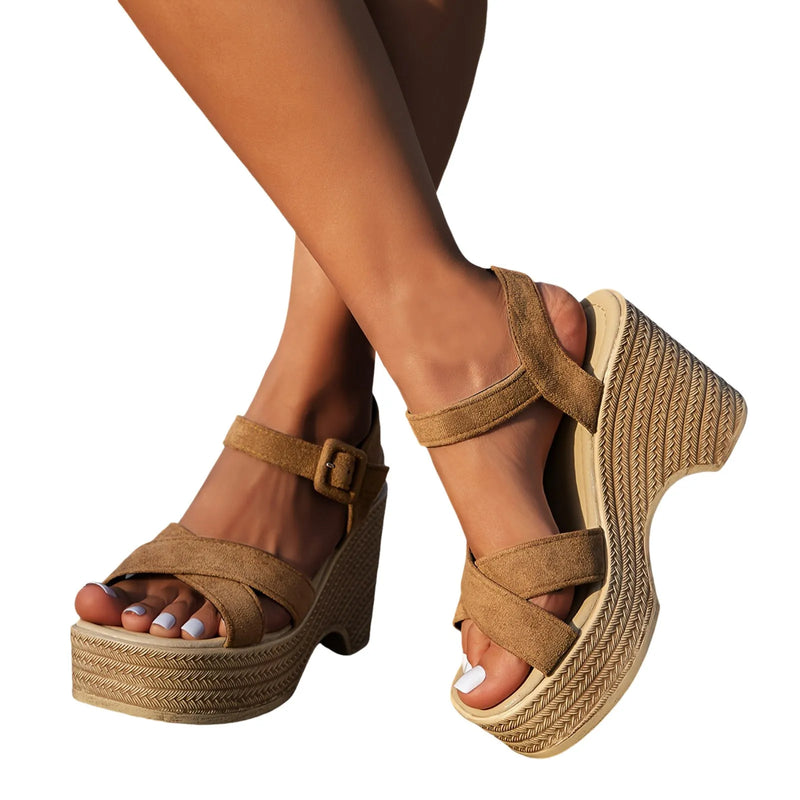 Orthopedische Zwarte Sandalen - Emma-Zwart-37-State of Style