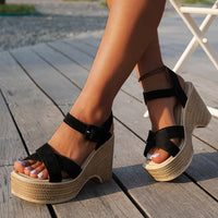 Orthopedische Zwarte Sandalen - Emma-Zwart-37-State of Style