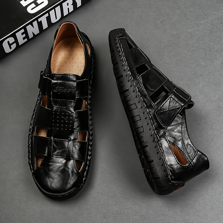 Orthopedische Zwarte Sandalen - Lars-Zwart-CN40(EU40.5)-State of Style