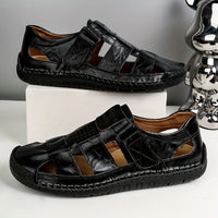 Orthopedische Zwarte Sandalen - Lars-Zwart-CN40(EU40.5)-State of Style