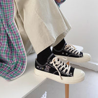 OtteliensSneaks – High-Top Canvas Shoes with Stylish Print-Low-4.5-State of Style