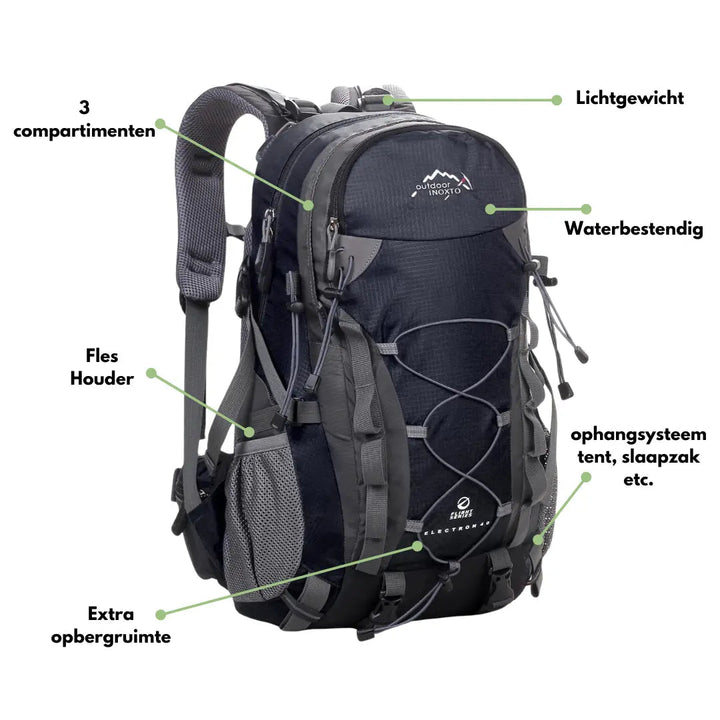 Outdoor Backpack - ExplorerMax-Light Blue-State of Style
