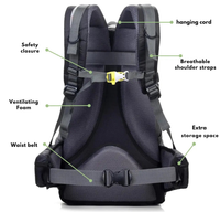 Outdoor Backpack - ExplorerMax-Light Blue-State of Style