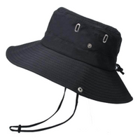 Outdoor Bucket Hat with UV protection – Stormtrail-Black-State of Style