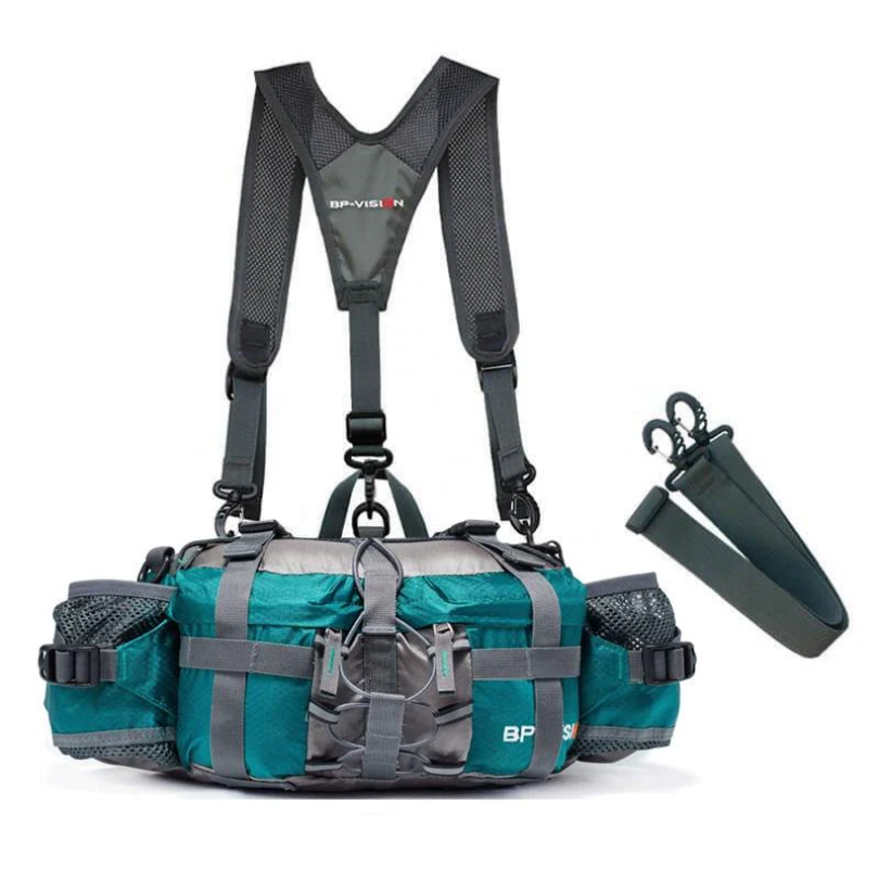 Outdoor Crossbody Bag - VenturePro-Upgraded (With Backpack Strap)-Green-State of Style