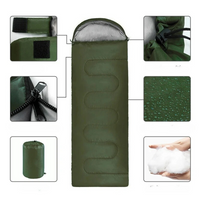 Outdoor sleeping bag for cold nights - AdventureSleeper-Green-State of Style