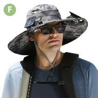 Outdoor Sun Hat with Built-in Fan – Sunbreeze-F-State of Style