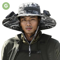 Outdoor Sun Hat with Built-in Fan – Sunbreeze-G-State of Style