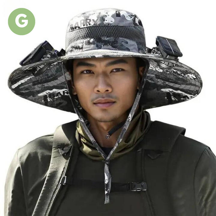 Outdoor Sun Hat with Built-in Fan – Sunbreeze-G-State of Style