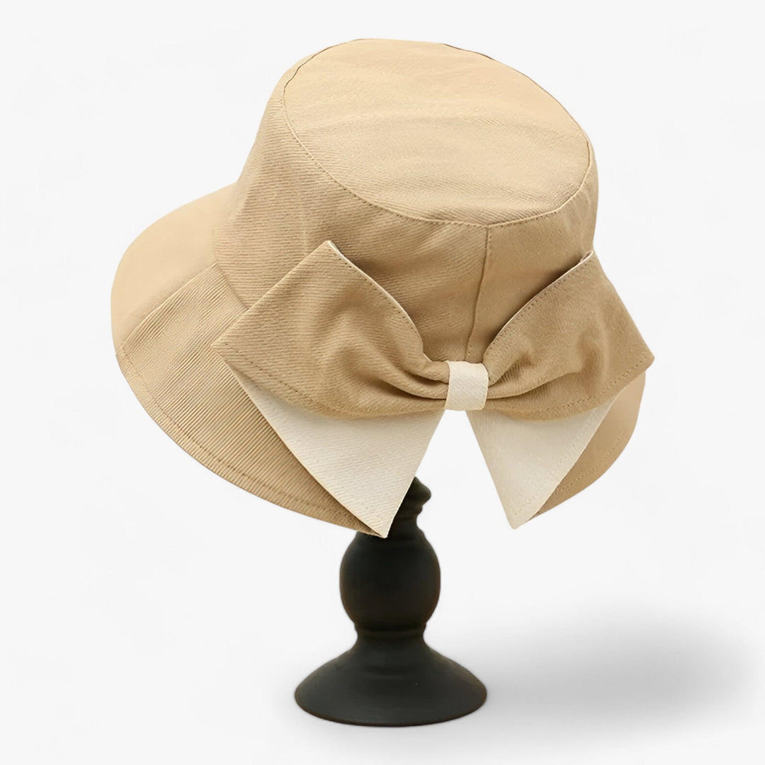 Outdoor women's sun hat – Solaro-Beige White-State of Style