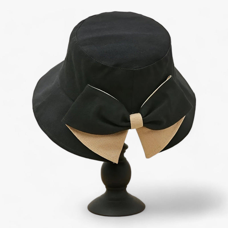 Outdoor women's sun hat – Solaro-Black Beige-State of Style