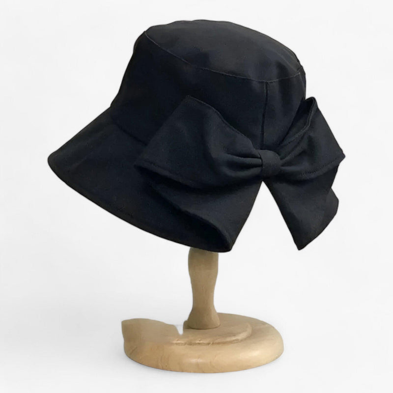 Outdoor women's sun hat – Solaro-Black-State of Style