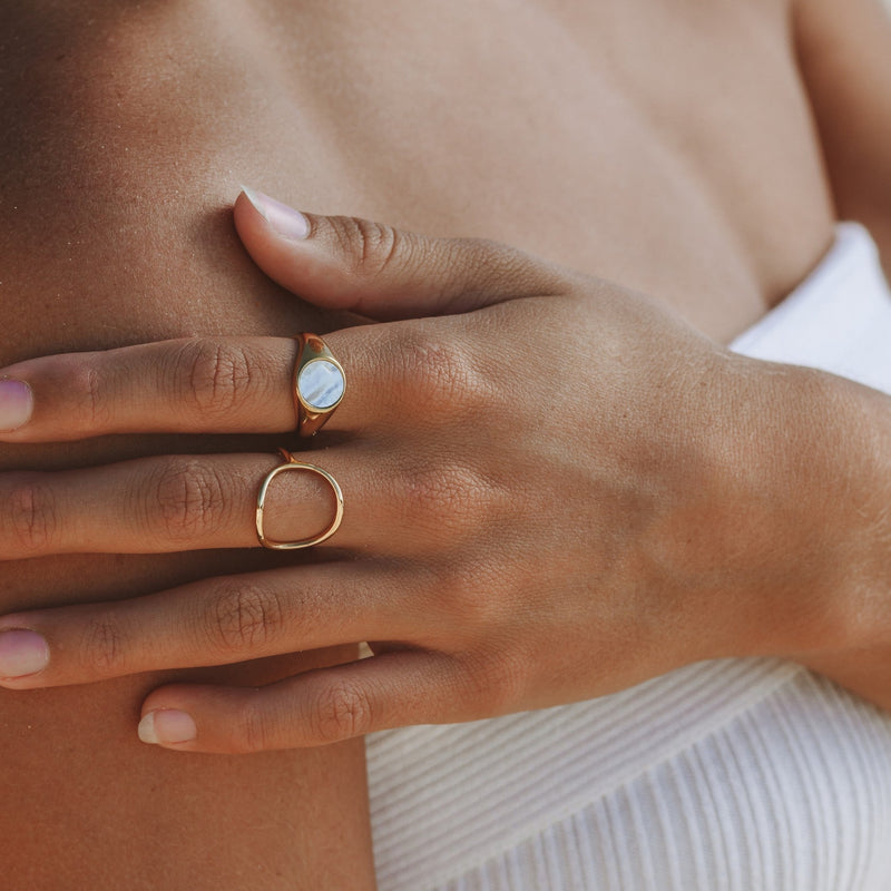 Oval Ring - Noa-5-Gold-State of Style