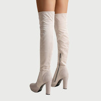 Over-the-Knee Boots with Block Heel - Isabella-Apricot-5-State of Style