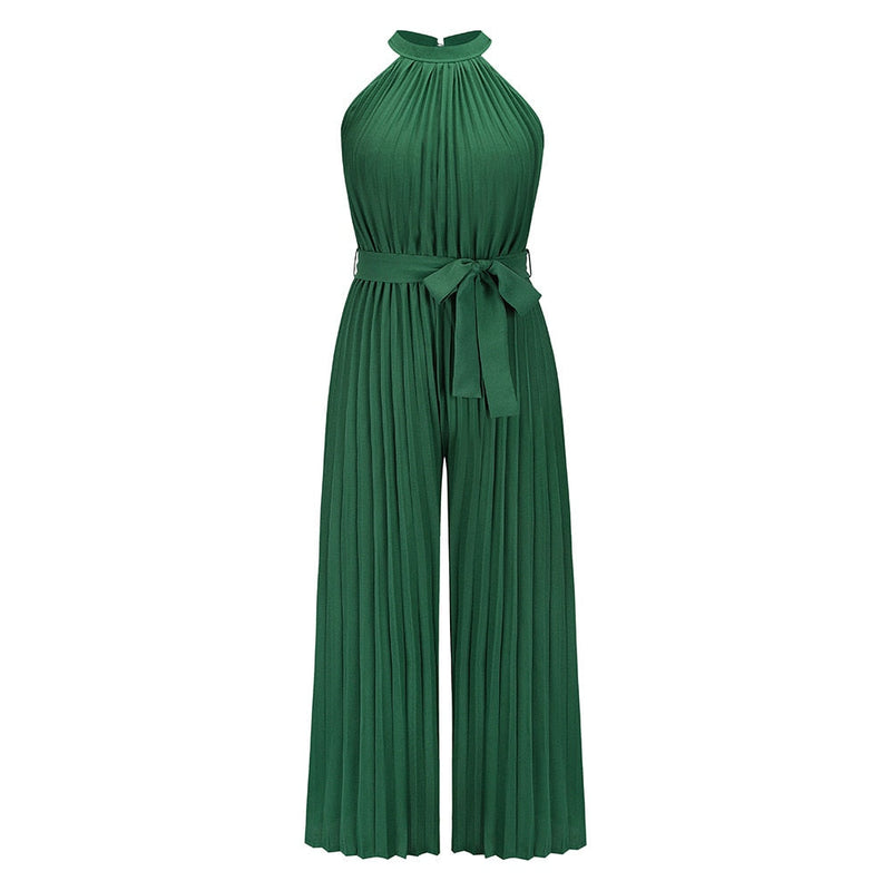 Overall with Pleats for Women – Elegant & Stylish Fit-Green-S-State of Style