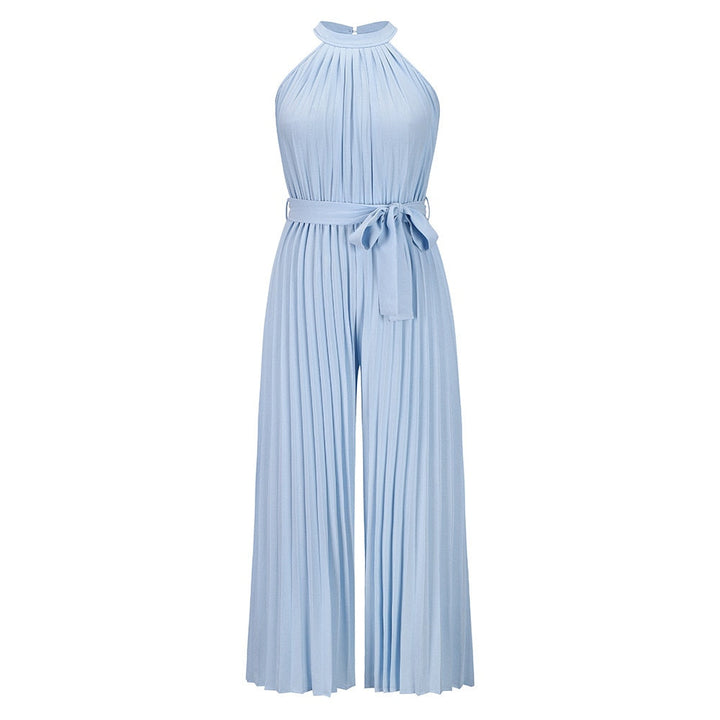 Overall with Pleats for Women – Elegant & Stylish Fit-Light Blue-S-State of Style