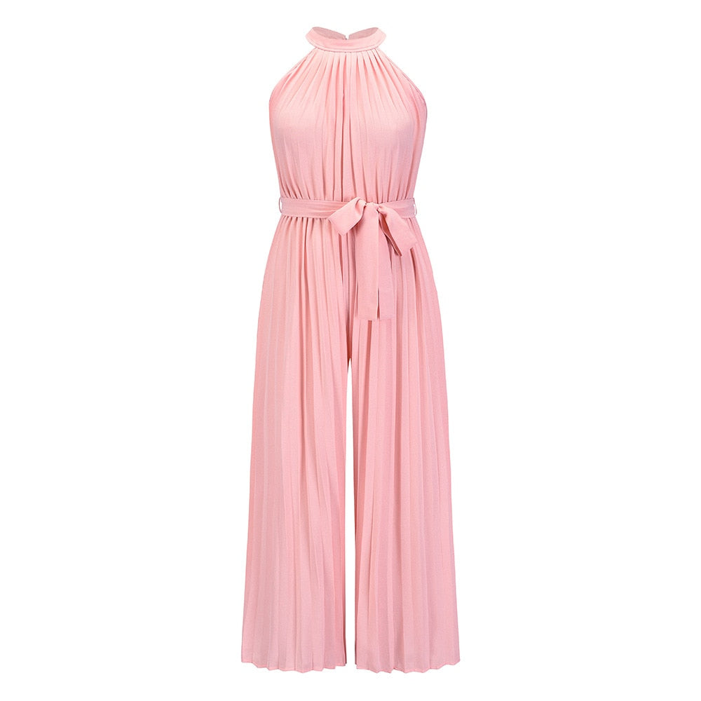 Overall with Pleats for Women – Elegant & Stylish Fit-Pink-S-State of Style