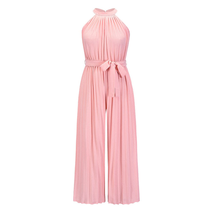 Overall with Pleats for Women – Elegant & Stylish Fit-Pink-S-State of Style