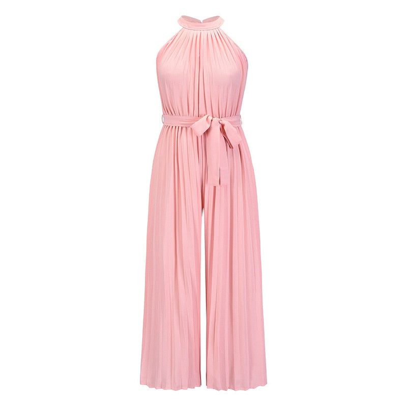 Overall with Pleats for Women – Elegant & Stylish Fit-Pink-S-State of Style