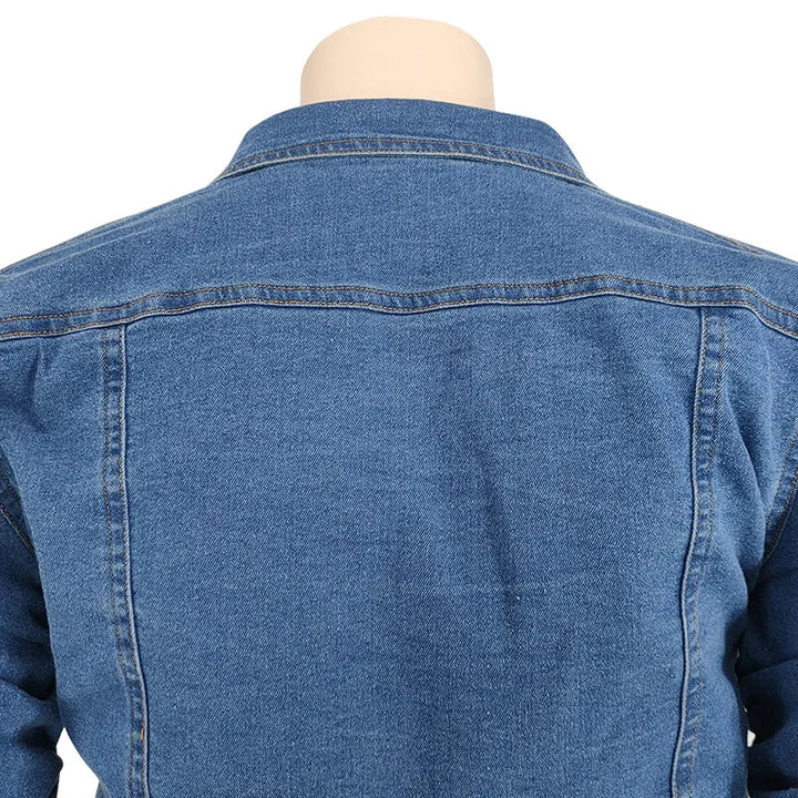 Oversized 2-Piece Denim Set with Jacket and Pants-XL-State of Style