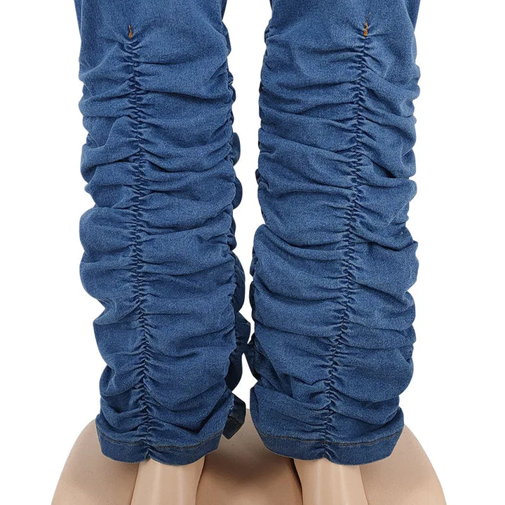 Oversized 2-Piece Denim Set with Jacket and Pants-XL-State of Style