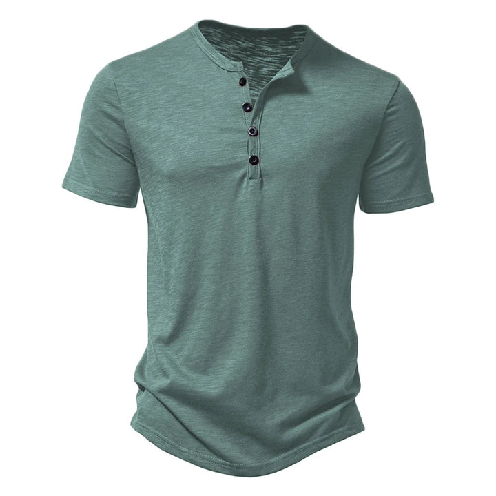 Oversized Chill Collar T-Shirt-Army Green-2XL-State of Style
