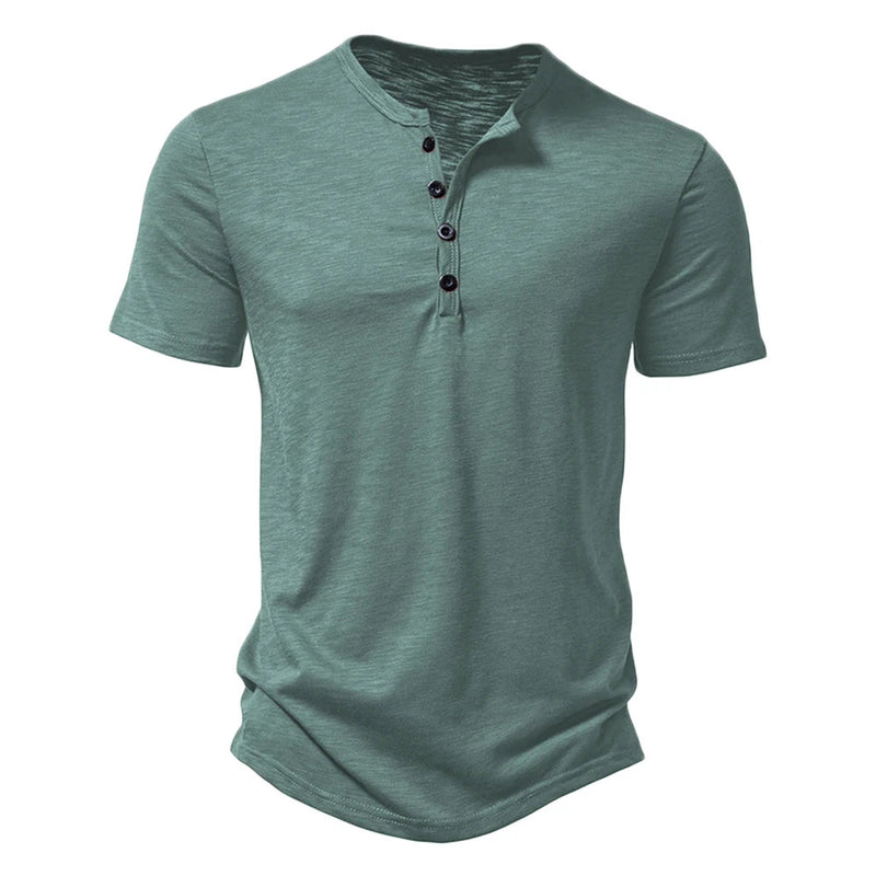 Oversized Chill Collar T-Shirt-Army Green-2XL-State of Style