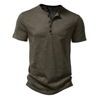 Oversized Chill Collar T-Shirt-Dark Green-2XL-State of Style