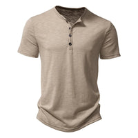 Oversized Chill Collar T-Shirt-Khaki-2XL-State of Style
