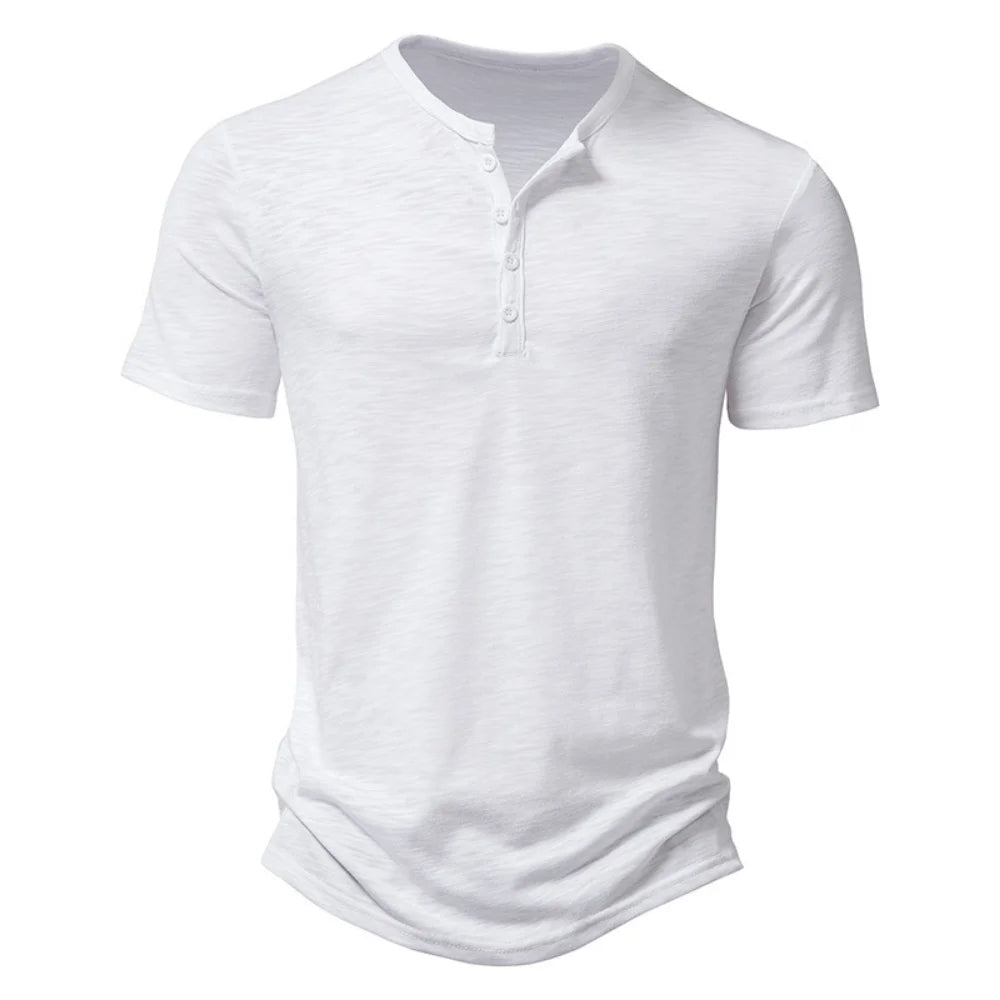 Oversized Chill Collar T-Shirt-White-2XL-State of Style