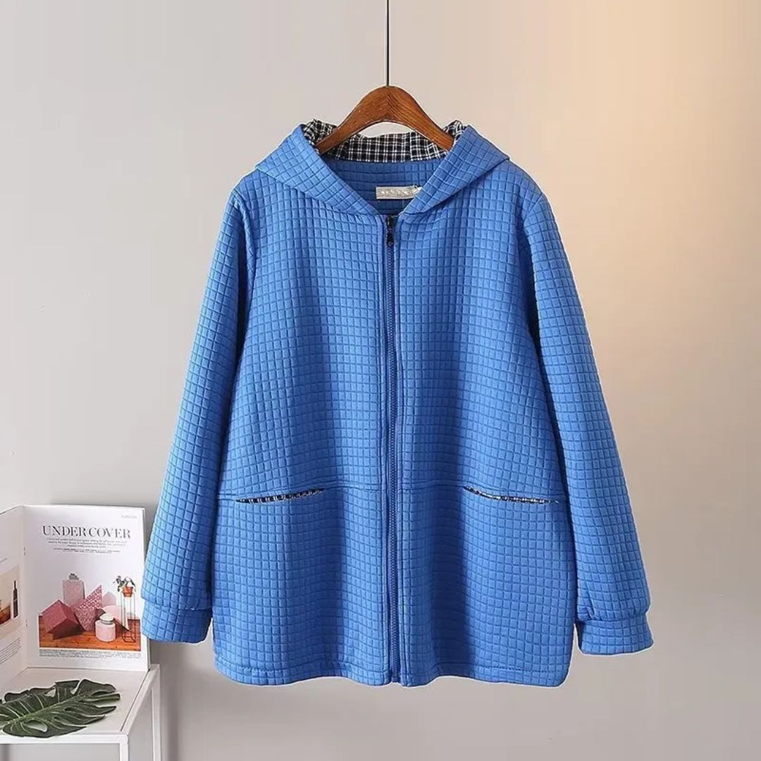 Oversized Cotton Hoodie Jacket | Casual and Comfortable-BLUE-XL-State of Style