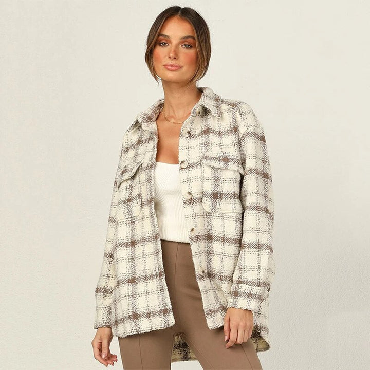 OVERSIZED JACKET FOR WOMEN | Stylish & Comfortable-Apricot-S-State of Style