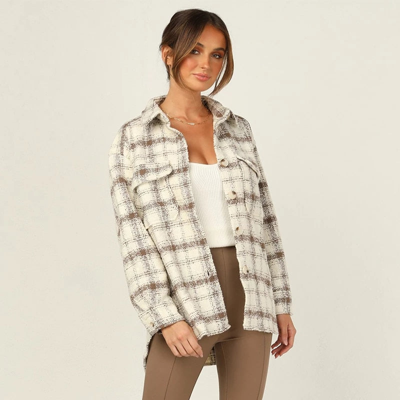 OVERSIZED JACKET FOR WOMEN | Stylish & Comfortable-Apricot-S-State of Style