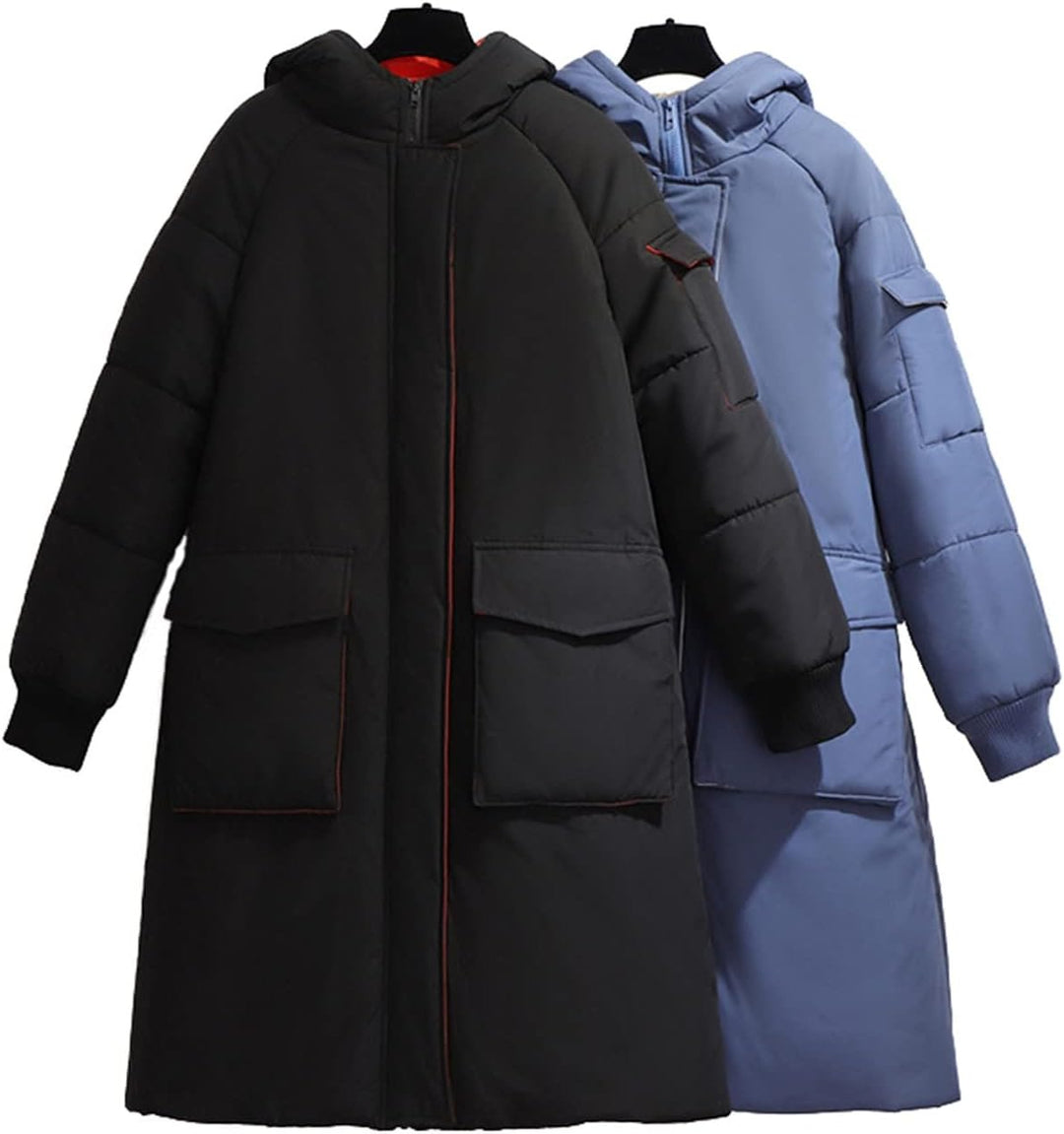 Oversized Long Padded Jacket | Comfortable & Stylish Outerwear-BLACK-3XL-State of Style