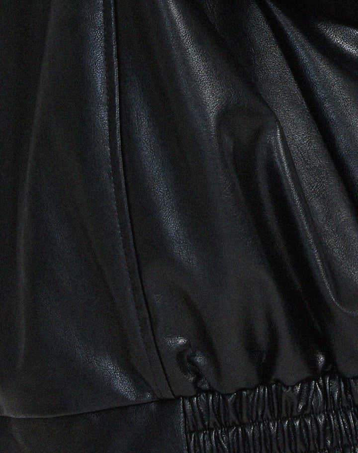 Oversized Loose Leather Women's Jacket – Yara-Brown-XS-State of Style