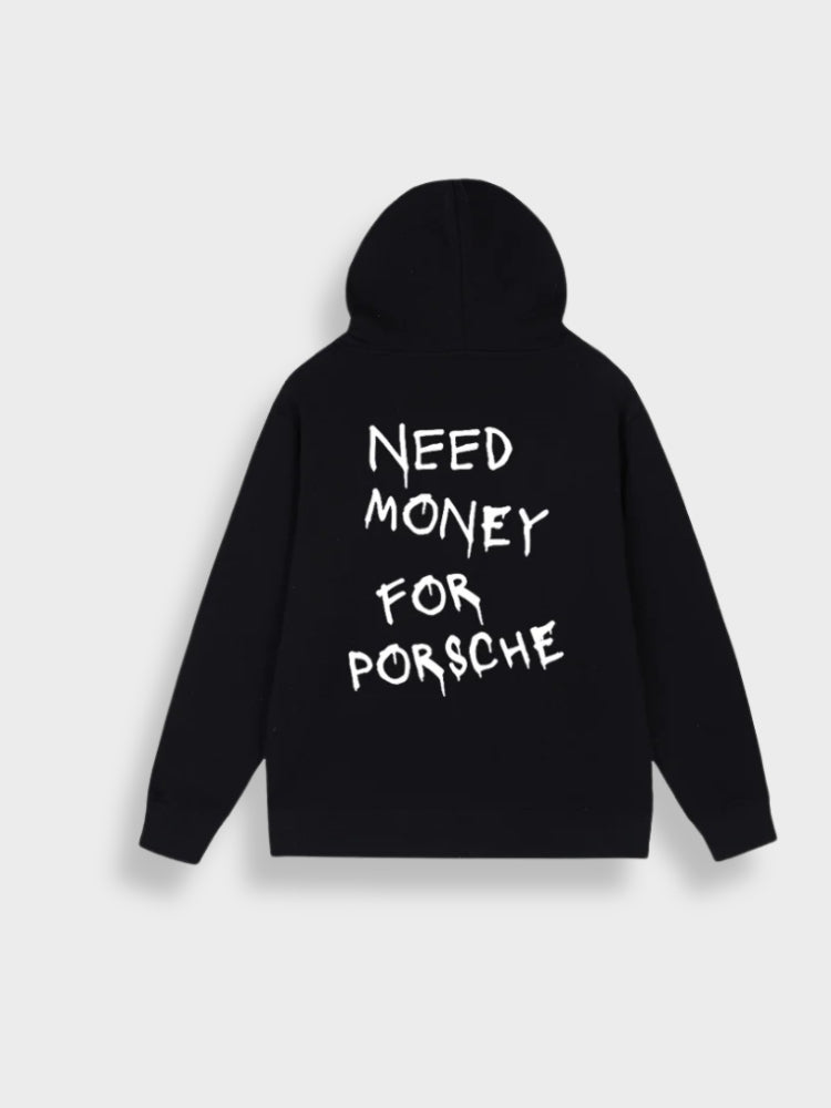 Oversized Men's Hoodie with Print - Noah-Black-S-State of Style