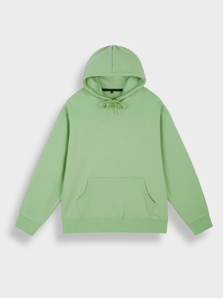 Oversized Men's Hoodie with Print - Noah-Grey-S-State of Style