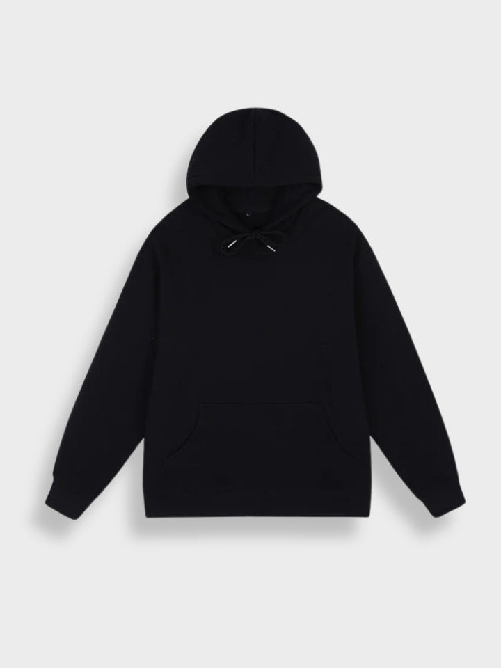 Oversized Men's Hoodie with Print - Noah-Grey-S-State of Style
