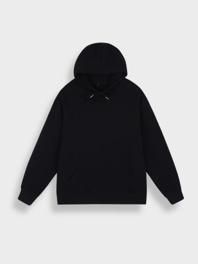 Oversized Men's Hoodie with Print - Noah-Grey-S-State of Style