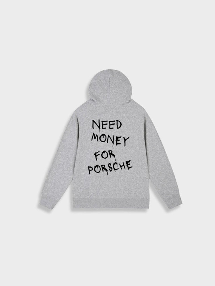 Oversized Men's Hoodie with Print - Noah-Grey-S-State of Style