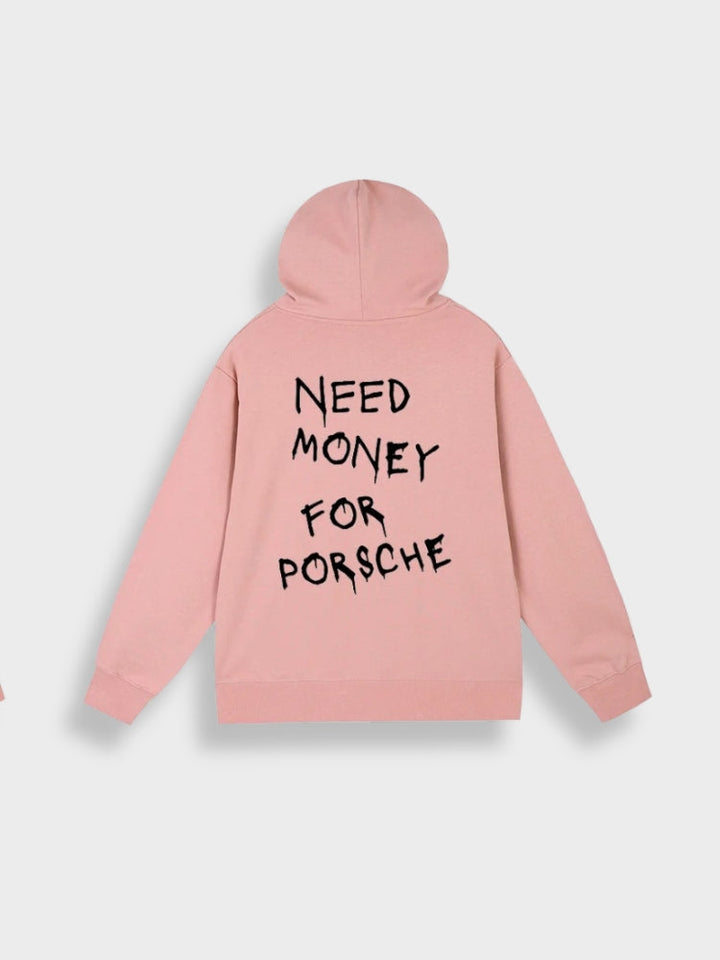 Oversized Men's Hoodie with Print - Noah-Pink-S-State of Style