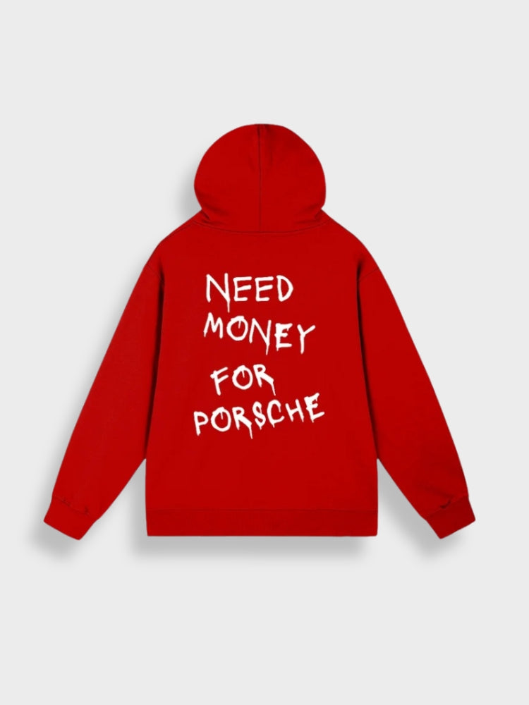 Oversized Men's Hoodie with Print - Noah-Red-S-State of Style