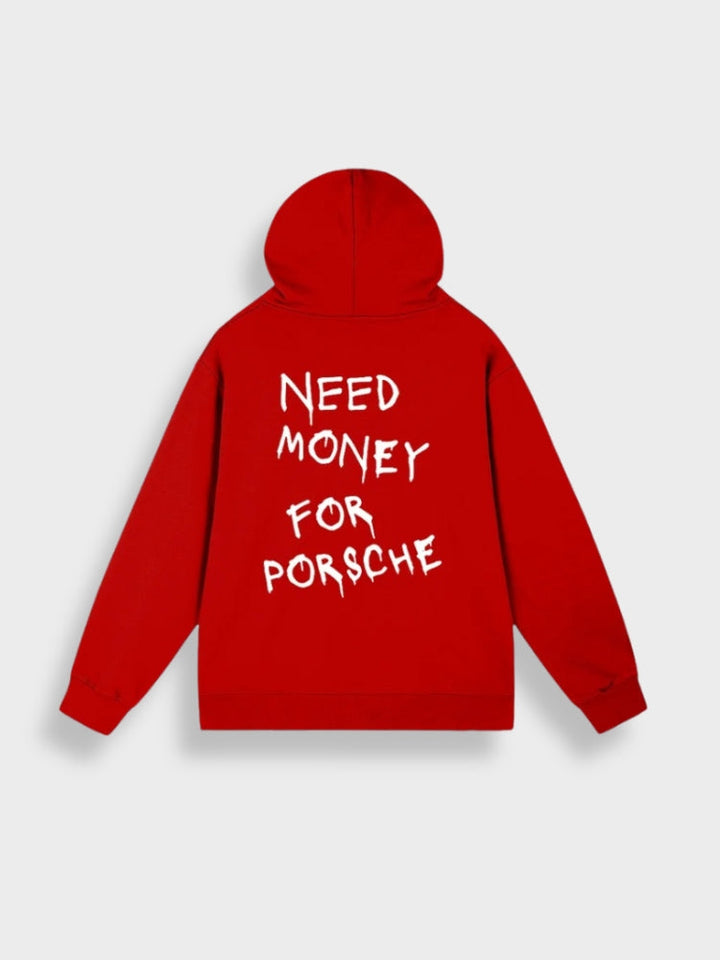 Oversized Men's Hoodie with Print - Noah-Red-S-State of Style